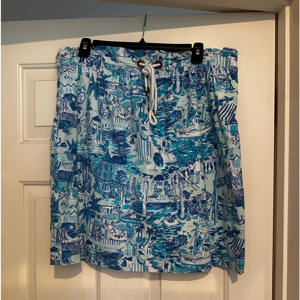 EUC lilly Pulitzer one of a kind!! Catch of the day shirt size L